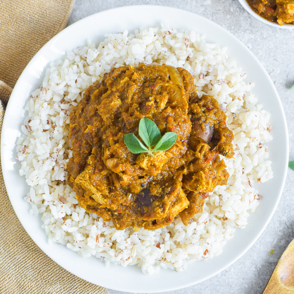 Ofada Sauce with Tofu (Vegetarian Ayamase)
