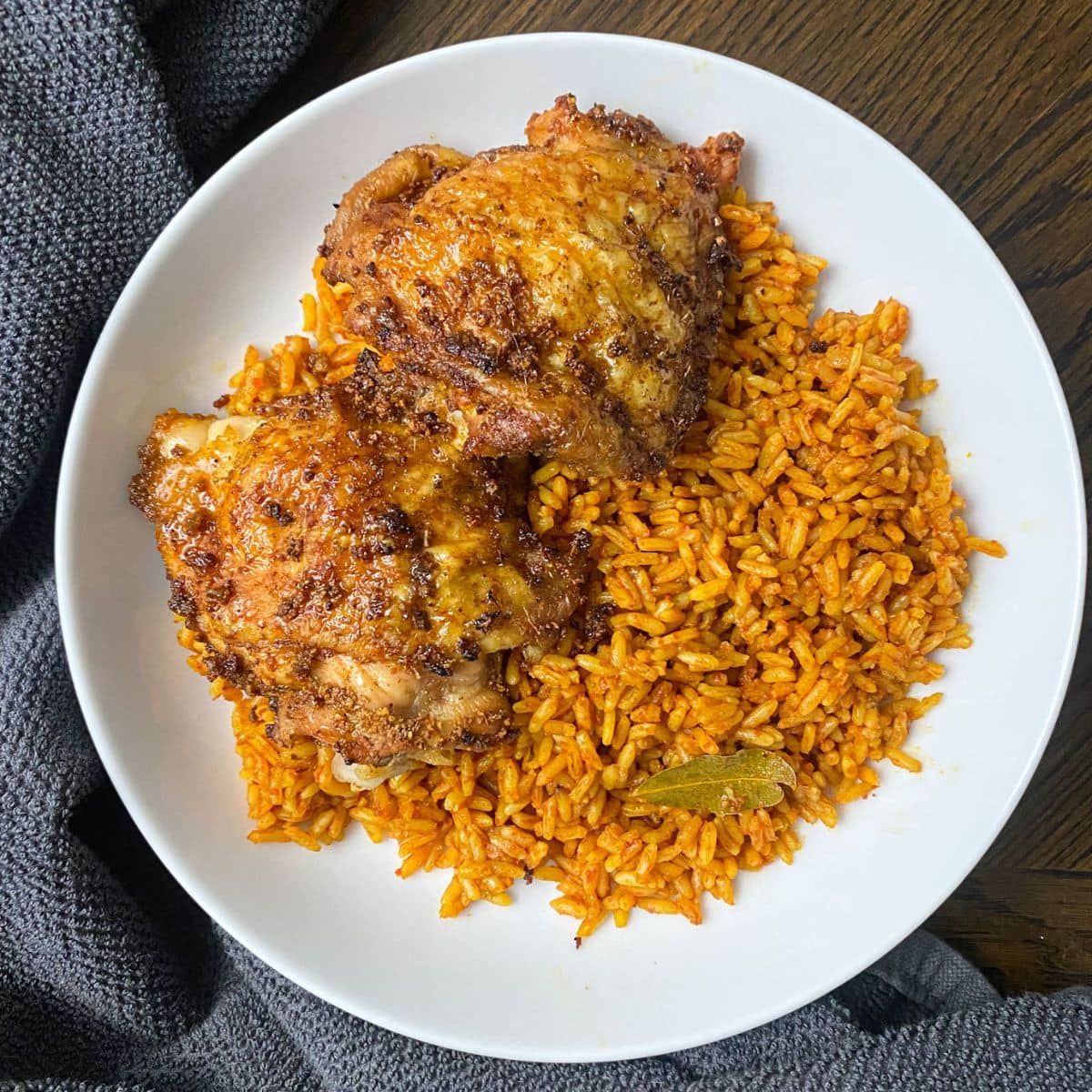 Chicken Stew with Nigerian Fried Rice